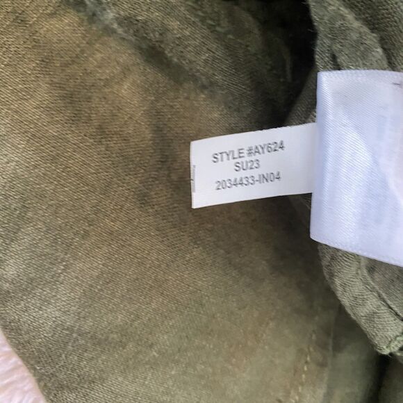 J Crew Baird Mcnutt Irish Linen Shirtdress Short Sleeve Dress Women’s Medium - Picture 13 of 13